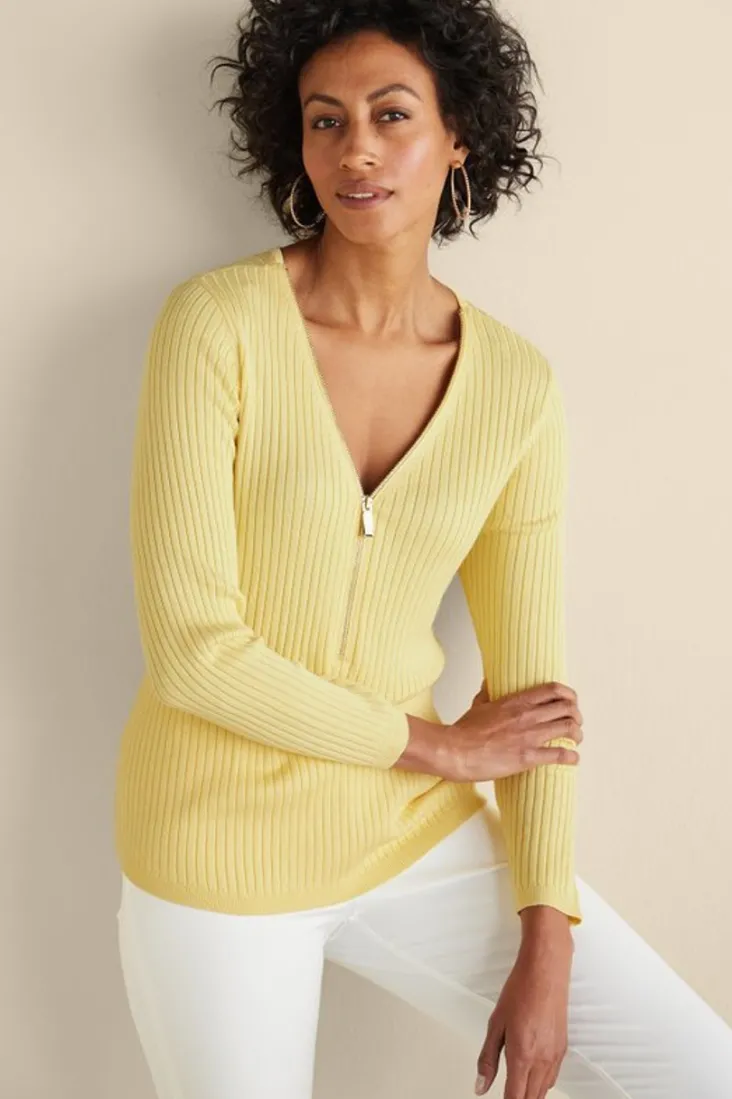 Best Soft Surroundings Soft Essential Ribbed Valentina Sweater