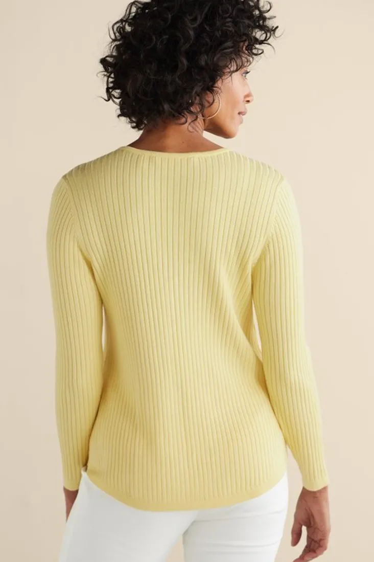 Best Soft Surroundings Soft Essential Ribbed Valentina Sweater