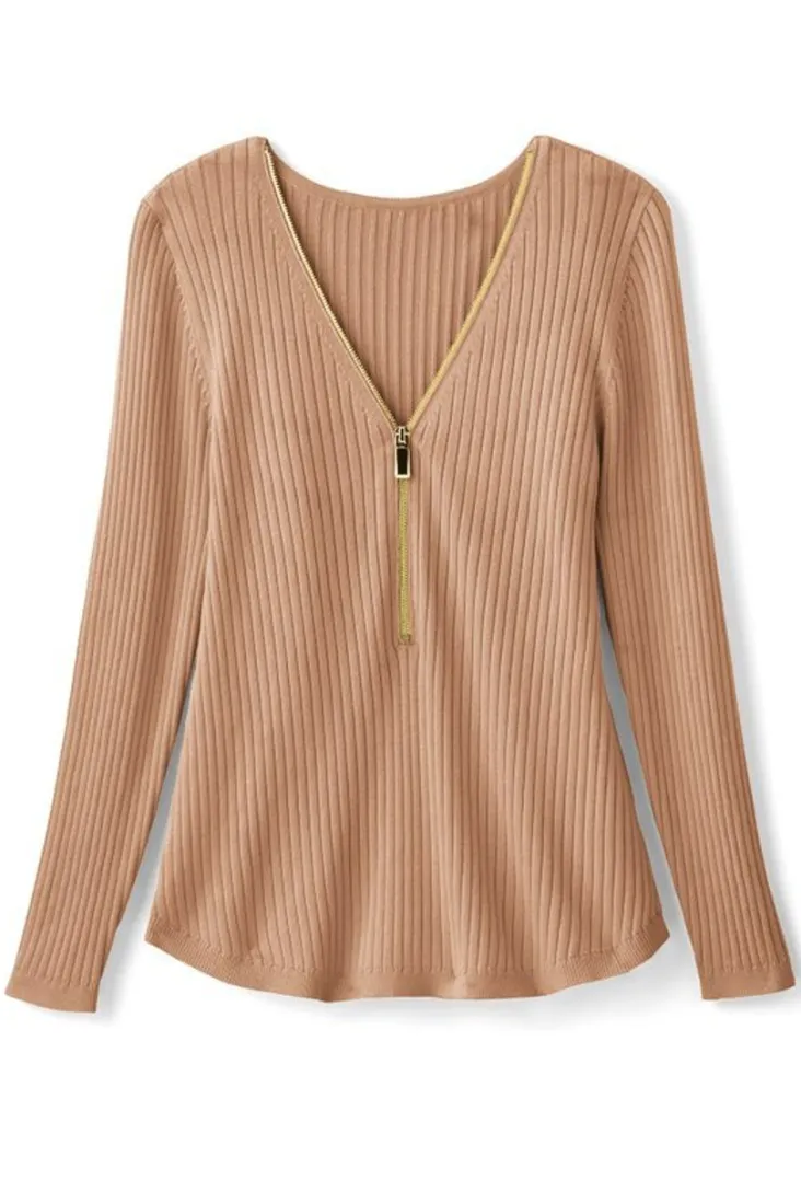 Best Soft Surroundings Soft Essential Ribbed Valentina Sweater