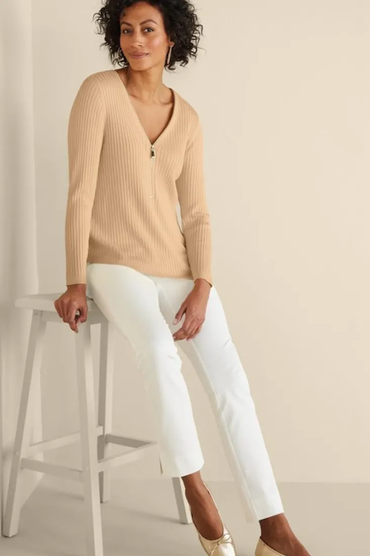 Best Soft Surroundings Soft Essential Ribbed Valentina Sweater