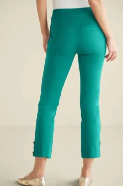 Hot Soft Surroundings Soft Essential Superla Slim Leg Crop Pants