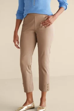 Hot Soft Surroundings Soft Essential Superla Slim Leg Crop Pants