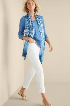 Hot Soft Surroundings Soft Essential Superla Slim Leg Crop Pants