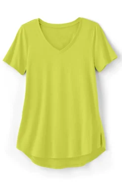 Discount Soft Surroundings Soft Essential Supima Isabel Short Sleeve Tunic