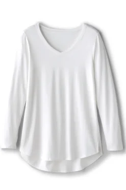 Discount Soft Surroundings Soft Essential Supima Isabel Long Sleeve Tunic