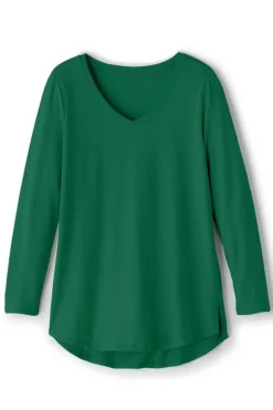 Discount Soft Surroundings Soft Essential Supima Isabel Long Sleeve Tunic