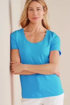 Online Soft Surroundings Soft Essential Supima Short Sleeve Tee