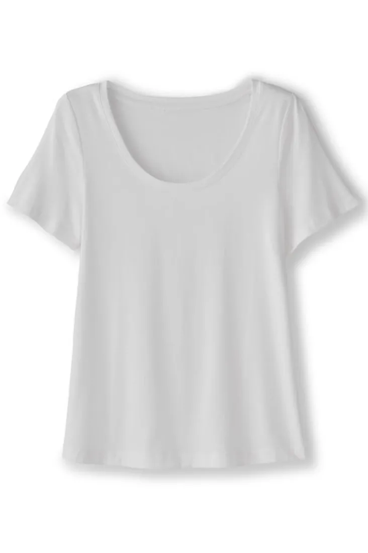 Online Soft Surroundings Soft Essential Supima Short Sleeve Tee