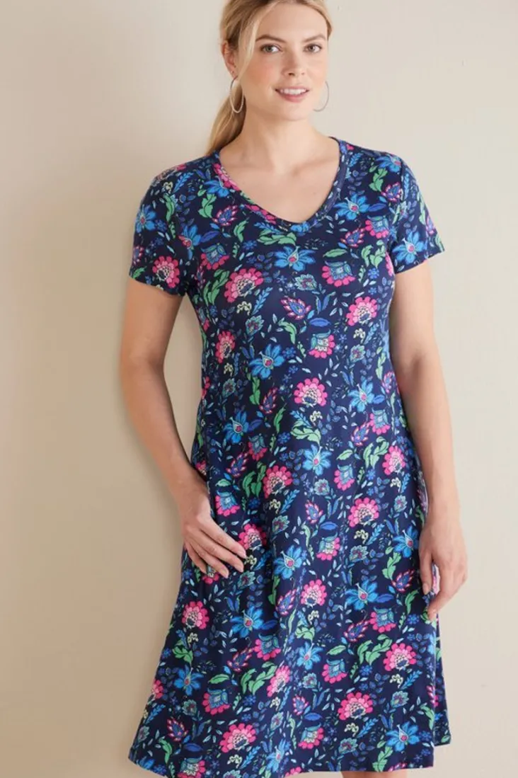 Outlet Soft Surroundings Soft Essential Supima T-Shirt Dress