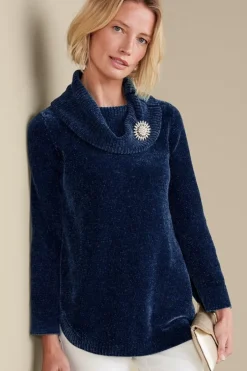 Best Soft Surroundings Soft Winds Chenille Tunic Sweater