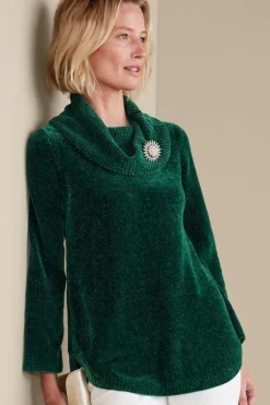 Best Soft Surroundings Soft Winds Chenille Tunic Sweater