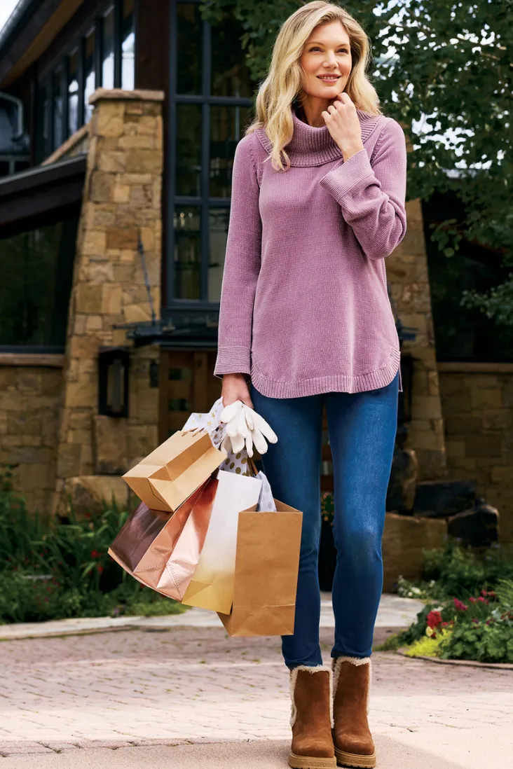 Best Soft Surroundings Soft Winds Chenille Tunic Sweater