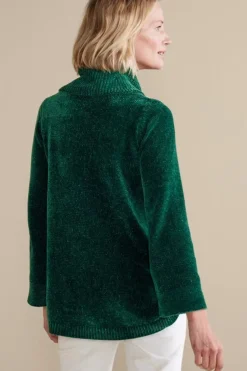 Best Soft Surroundings Soft Winds Chenille Tunic Sweater