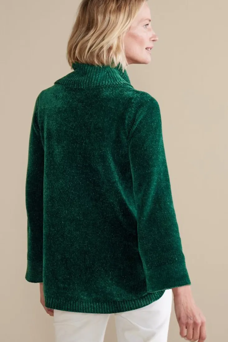 Best Soft Surroundings Soft Winds Chenille Tunic Sweater