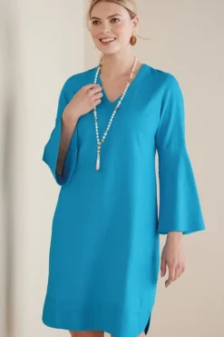 Clearance Soft Surroundings Soleil Linen Blend Dress