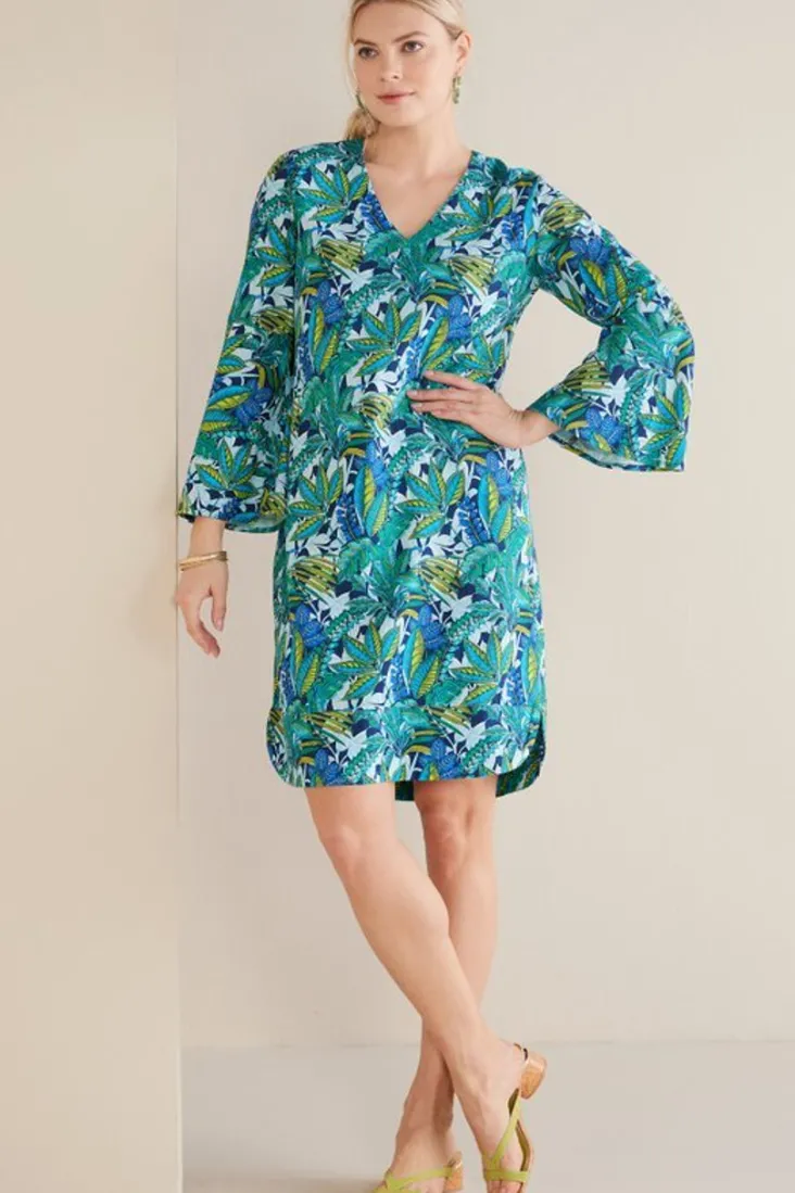 Clearance Soft Surroundings Soleil Linen Blend Dress