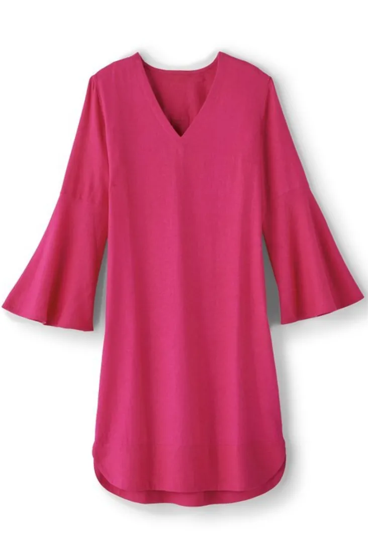 Clearance Soft Surroundings Soleil Linen Blend Dress