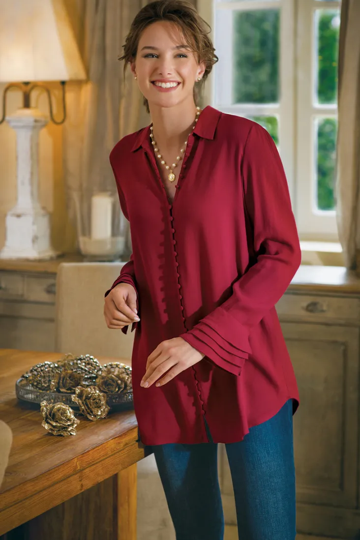 Discount Soft Surroundings Sonnet Blouse