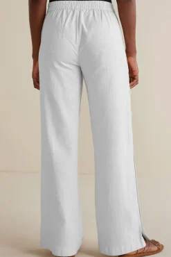 Hot Soft Surroundings Sonoma Linen Blend Wide Leg Pants