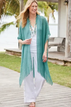 Hot Soft Surroundings Sonoma Linen Blend Wide Leg Pants