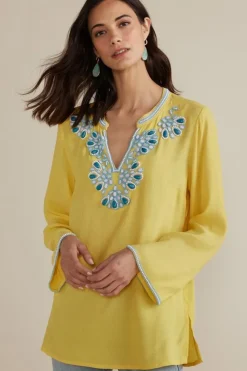 Best Soft Surroundings Soraya Embellished Tunic Sunstruck