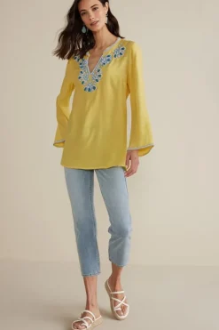 Best Soft Surroundings Soraya Embellished Tunic Sunstruck