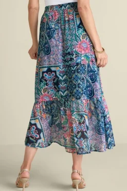 Best Soft Surroundings Sumarti Midi Skirt SafiTapestry