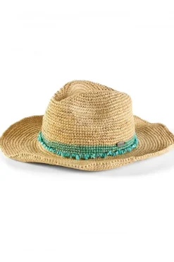 Discount Soft Surroundings Tahitian Cowboy Hat Turquoise