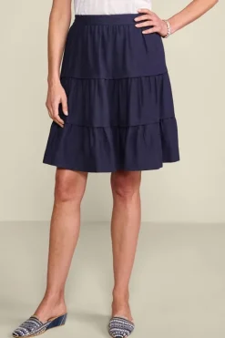 Clearance Soft Surroundings Talisa Linen Blend Skirt