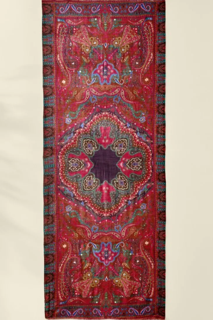 Best Soft Surroundings Tamara Paisley Scarf Multi