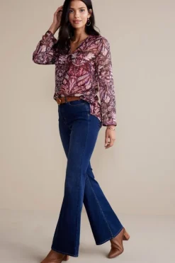 New Soft Surroundings Tasha Top MultiTapestry