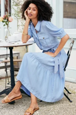 Online Soft Surroundings Tenley Midi Dress LightDenim