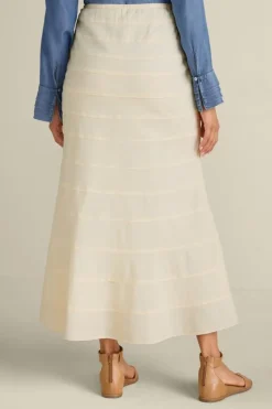 Clearance Soft Surroundings Terah Maxi Skirt AntiqueWhite