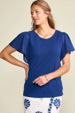 Best Soft Surroundings Tessa Tee EstateBlue