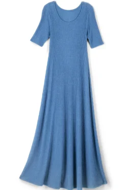 Discount Soft Surroundings Textured Short Sleeve Santiago Dress