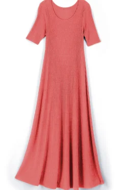 Discount Soft Surroundings Textured Short Sleeve Santiago Dress