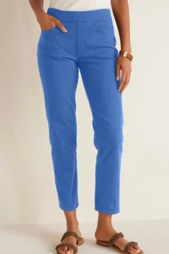 Sale Soft Surroundings The Ultimate Denim Pull-On Crop White