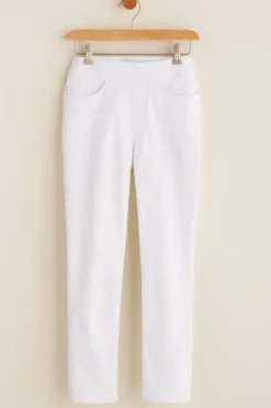 Sale Soft Surroundings The Ultimate Denim Pull-On Crop White