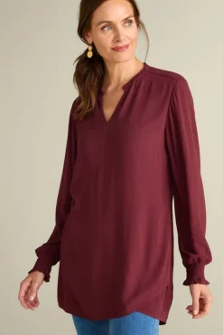 Sale Soft Surroundings Trista Tunic Cabernet
