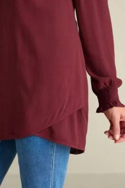 Sale Soft Surroundings Trista Tunic Cabernet