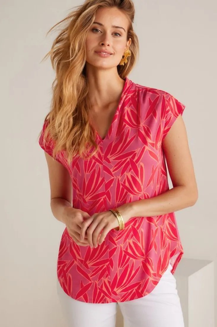 Hot Soft Surroundings Twilight Luau Printed Tunic