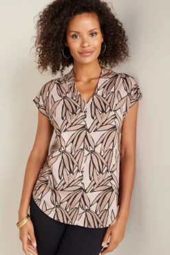 Hot Soft Surroundings Twilight Luau Printed Tunic