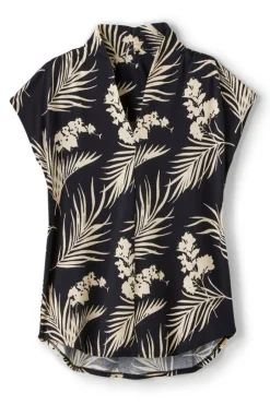 Hot Soft Surroundings Twilight Luau Printed Tunic