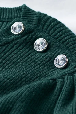 Clearance Soft Surroundings Tyla Button Shoulder Sweater