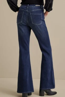 Online Soft Surroundings Ultimate Denim Flare Jeans TidalBlueWash