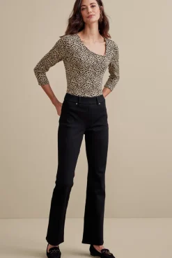 New Soft Surroundings Ultimate Denim Pull-On Bootcut Jeans