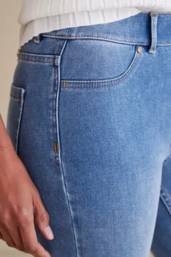 New Soft Surroundings Ultimate Denim Pull-On Bootcut Jeans