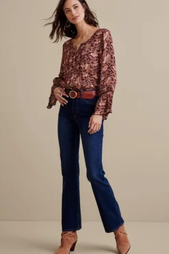 New Soft Surroundings Ultimate Denim Pull-On Bootcut Jeans