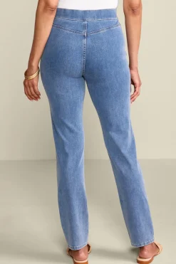 Soft Surroundings Ultimate Denim Pull-On Slim Leg Jeans