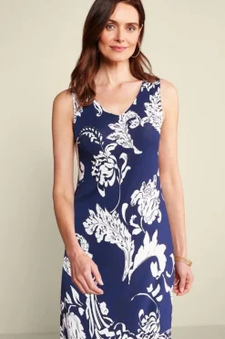 Best Soft Surroundings Vaila Maxi Dress OceanAirScarf/AzoresDi